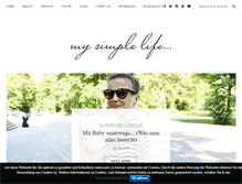 Tablet Screenshot of my-simple-life.de